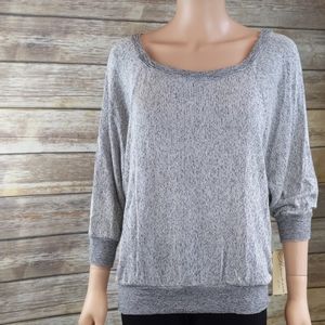 Vintage Havana Grey & White Pullover Sweater NWT